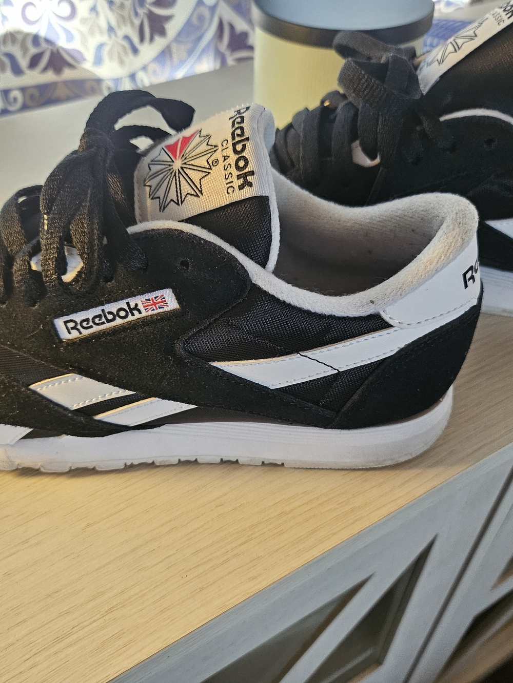 Reebok Classic Black & White Sneakers